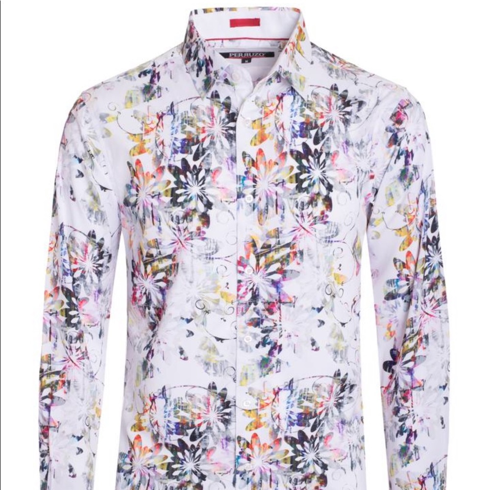 EleGENT Multi Floral Long Sleeve Shirt